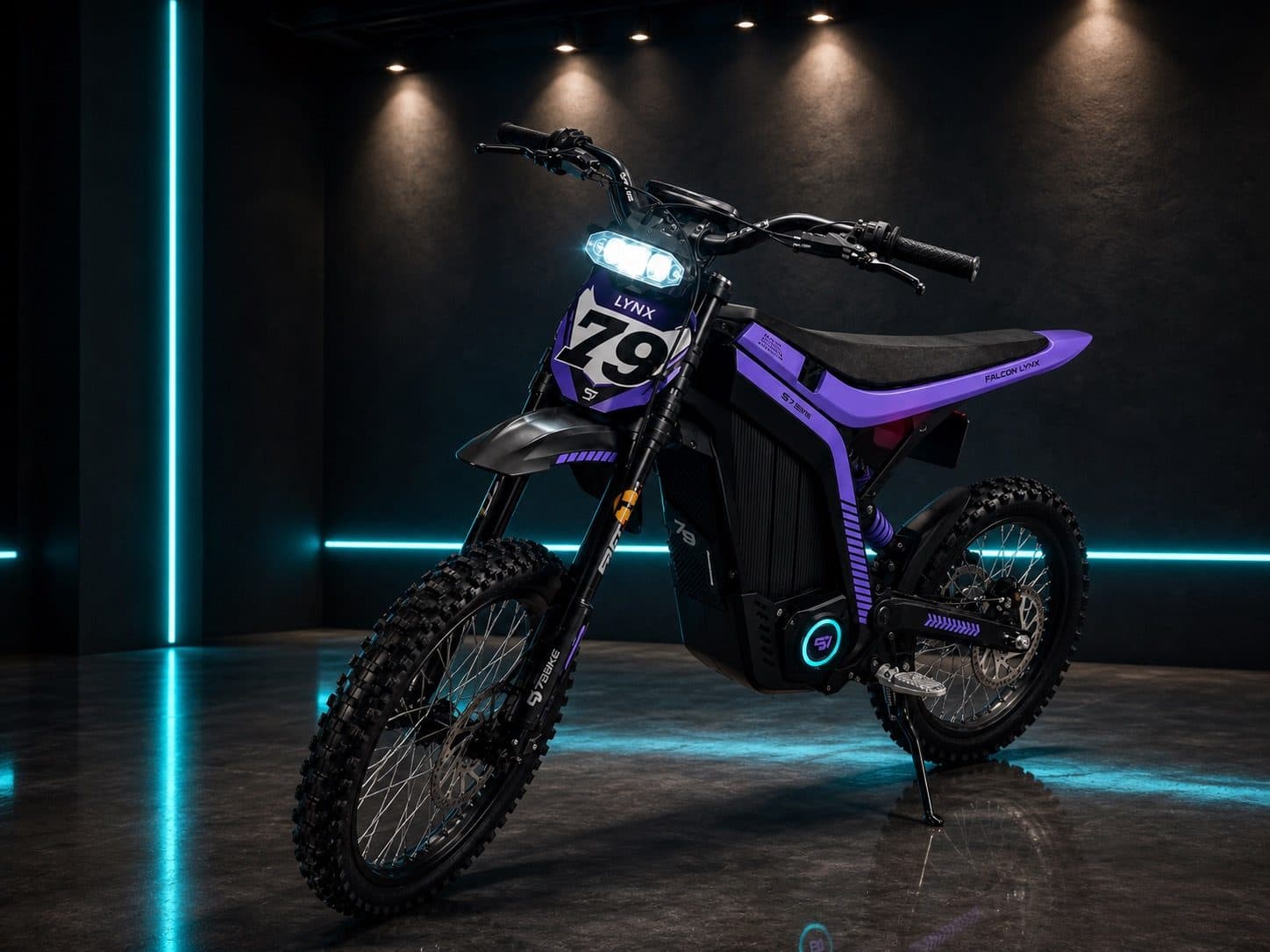 Фиолетовый 79bike Falcon LYNX в студии